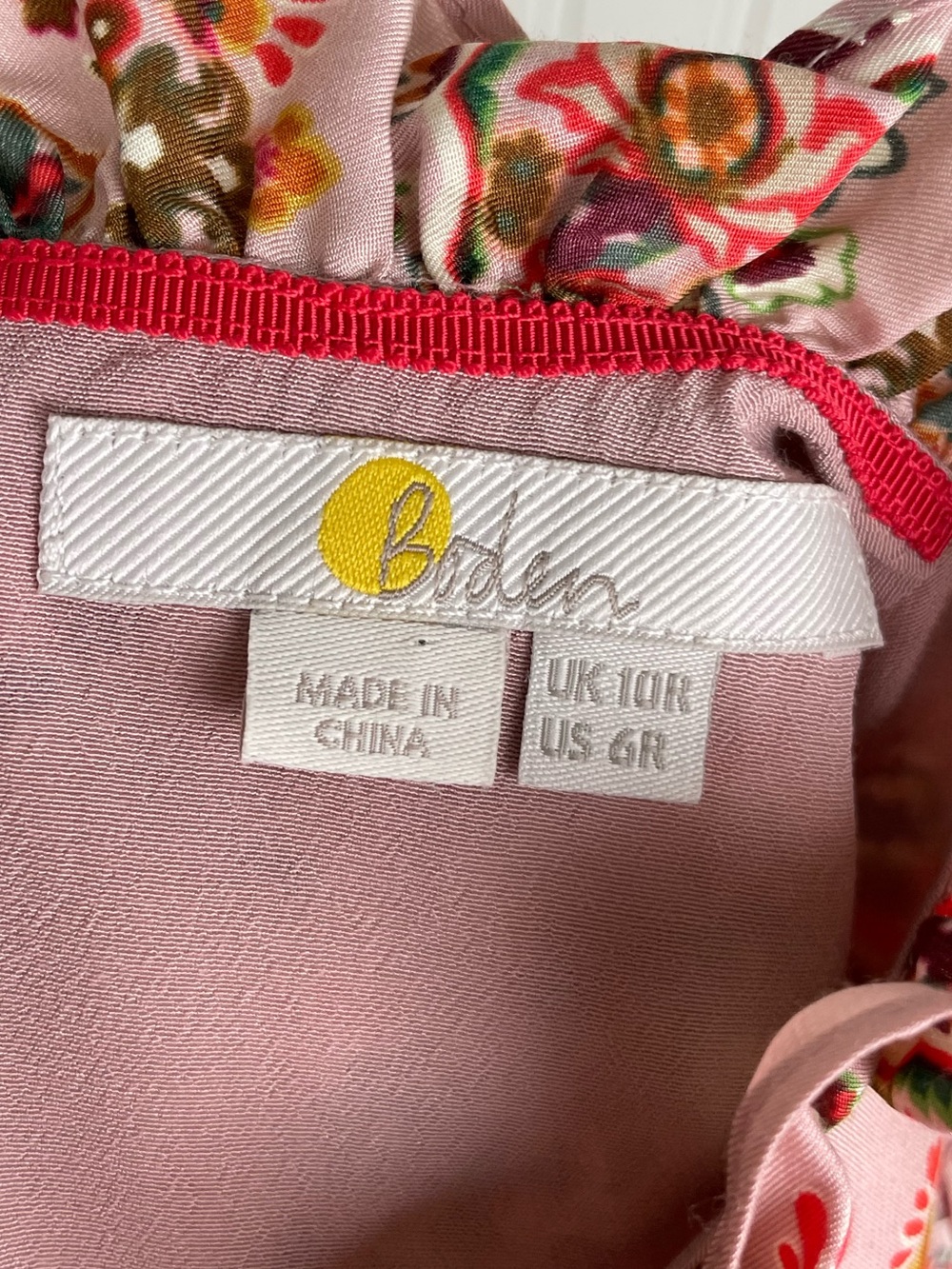 Boden Mariam Silk Blend Maxi Dress US Size 6 Old Rose Intricate Tapestry Pink - Picture 8 of 14